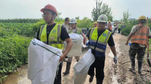 防汛抢险|“冀”守一线，华体会在线登陆_华体会(中国)出击