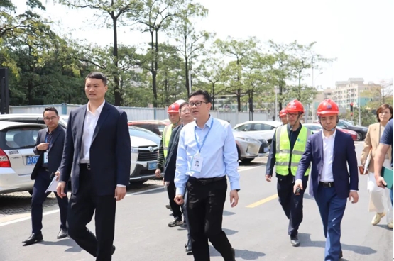 北滘镇党委书记、镇长王德华前往华体会在线登陆_华体会(中国)建科集团佛肇分公司重点项目调研